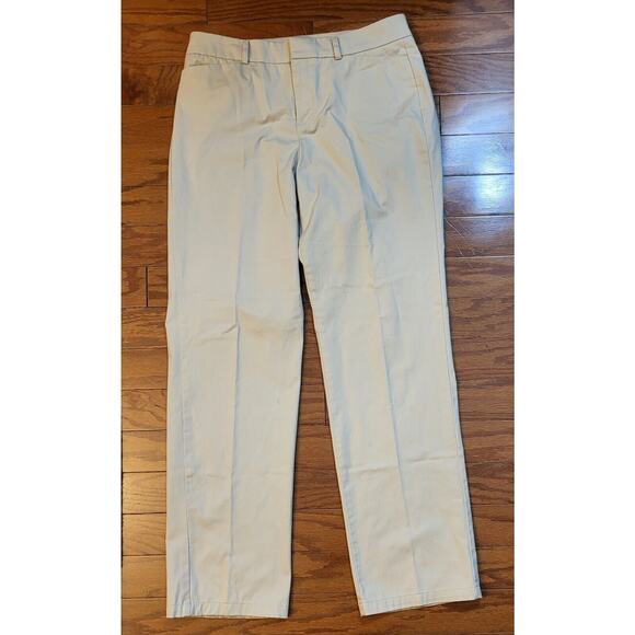 Dockers Ideal Fit Khaki Slacks Women’s Size 10 Long Metro Pant - Picture 1 of 14